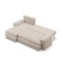 Rohová rozkladacia sedacia súprava TOKIO VI Pro Ľavá Béžová - galéria #2