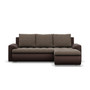 Rozkladacia rohová sedacia súprava TOKIO VI Pravá Hnedá/hnedá
