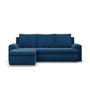 Rohová rozkladacia sedacia súprava TOKIO VI Pro I Ľavá Modrá