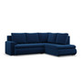 Rohová rozkladacia sedacia súprava TOKIO V PRO Pravá Modrá - galéria #1