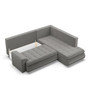 Rohová rozkladacia sedacia súprava TOKIO V PRO Pravá Sivá - galéria #3