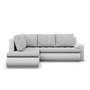 Rozkladacia rohová sedacia súprava TOKIO V Ľavá Sivá/biela