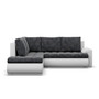 Rozkladacia rohová sedacia súprava TOKIO V Ľavá Sivá/biela I