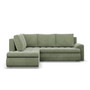 Rohová rozkladacia sedacia súprava TOKIO V PRO I Ľavá Zelená I