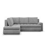 Rohová rozkladacia sedacia súprava TOKIO V PRO I Ľavá Sivá I