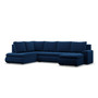 Rohová rozkladacia sedacia súprava TOKIO II PRO Ľavá Modrá - galéria #1
