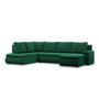 Rohová rozkladacia sedacia súprava TOKIO II PRO Ľavá Zelená - galéria #1