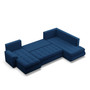 Rohová rozkladacia sedacia súprava TOKIO II PRO Pravá Modrá - galéria #2