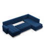 Rohová rozkladacia sedacia súprava TOKIO II PRO Pravá Modrá - galéria #3