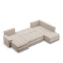 Rohová rozkladacia sedacia súprava TOKIO II PRO Pravá Béžová - galéria #2