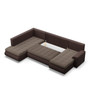 Rozkladacia rohová sedacia súprava TOKIO II Ľavá Hnedá/hnedá - galéria #3