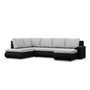 Rozkladacia rohová sedacia súprava TOKIO II Ľavá Šedá/čierna - galéria #1