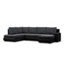 Rozkladacia rohová sedacia súprava TOKIO II Ľavá Sivá/čierna I - galéria #1