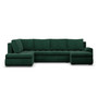Rohová rozkladacia sedacia súprava TOKIO II PRO I Ľavá Zelená