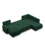 Rohová rozkladacia sedacia súprava TOKIO II PRO I Pravá Zelená - galéria #2