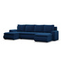 Rohová rozkladacia sedacia súprava U TOKIO III Pro Modrá - galéria #3