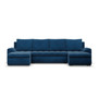 Rohová rozkladacia sedacia súprava U TOKIO III Pro I Modrá