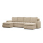Rohová rozkladacia sedacia súprava U TOKIO III Pro I Béžová - galéria #2