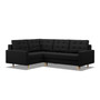 Rozkladacia rohová sedacia súprava OSLO I Ľavá Čierná - galéria #1