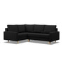 Rozkladacia rohová sedacia súprava OSLO I Ľavá Čierná - galéria #2