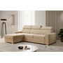 Rozkladacia rohová sedacia súprava LAOS Ľavá Béžová - galéria #1