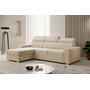 Rozkladacia rohová sedacia súprava LAOS Ľavá Béžová I - galéria #1