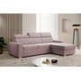 Rozkladacia rohová sedacia súprava LAOS Pravá Ružová - galéria #1