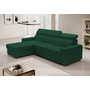 Rozkladacia rohová sedacia súprava MONSUN Ľavá Zelená - galéria #1