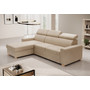Rozkladacia rohová sedacia súprava MONSUN Ľavá Béžová - galéria #1