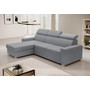 Rozkladacia rohová sedacia súprava MONSUN Ľavá Sivá I - galéria #1