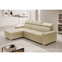Rozkladacia rohová sedacia súprava MONSUN Ľavá Béžová I - galéria #1