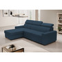Rozkladacia rohová sedacia súprava MONSUN Ľavá Modrá III - galéria #1