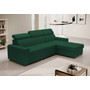 Rozkladacia rohová sedacia súprava MONSUN Pravá Zelená - galéria #1
