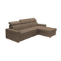 Rozkladacia rohová sedacia súprava MONSUN Pravá Hnedá I