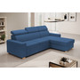Rozkladacia rohová sedacia súprava MONSUN Pravá Modrá I - galéria #1