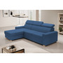 Rozkladacia rohová sedacia súprava MONSUN Ľavá Modrá I - galéria #1