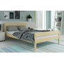 Drevená posteľ DALLAS 140x200 cm - borovica - galéria #1