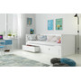 Výsuvná detská posteľ HERMES biela 200x90 cm - galéria #2