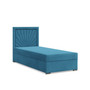 Čalúnená posteľ VINCENZA 90x200 cm s pružinovým matracom Modrá