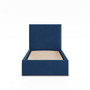 Čalúnená posteľ PAOLA 90x200 cm s roštom Modrá I - galéria #1