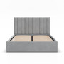 Čalúnená posteľ POLLA 180x200 cm s roštom Sivá III - galéria #1