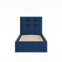 Čalúnená posteľ SORIA 90x200 cm s roštom Modrá I - galéria #1