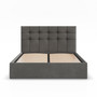Čalúnená posteľ SORIA 140x200 cm s roštom Sivá II - galéria #1