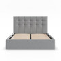 Čalúnená posteľ SORIA 160x200 cm s roštom Sivá I - galéria #1