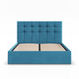 Čalúnená posteľ SORIA 160x200 cm s roštom Modrá - galéria #1