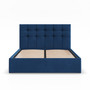Čalúnená posteľ SORIA 160x200 cm s roštom Modrá I - galéria #1