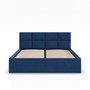 Čalúnená posteľ BORGO 160x200 cm s roštom Modrá I - galéria #1