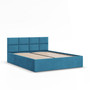 Čalúnená posteľ BORGO 180x200 cm s roštom Modrá