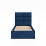 Čalúnená posteľ YORK 90x200 cm s roštom Modrá I - galéria #1