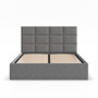 Čalúnená posteľ YORK 140x200 cm s roštom Sivá - galéria #1